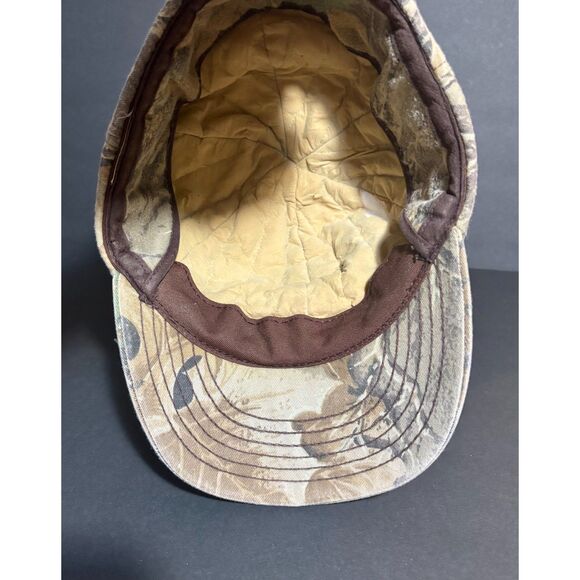 Remington Camo Hunting Cap Hat Realtree Fold Down Ear Flap Quilted Lining - Picture 6 of 7